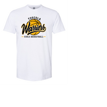 Load image into Gallery viewer, Tuscola Warriors Girls Basketball Retro Design Short Sleeve Tee