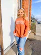 Load image into Gallery viewer, Orange Basketball Crewneck