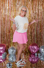 Load image into Gallery viewer, Ready for Fun Pearl Embellished Knit Skort