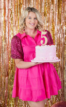 Load image into Gallery viewer, Just Sparkling Pink Dress