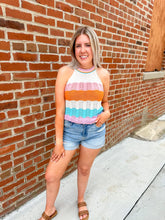 Load image into Gallery viewer, Cruel Summer Knitted Striped Tank