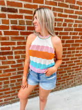 Load image into Gallery viewer, Cruel Summer Knitted Striped Tank