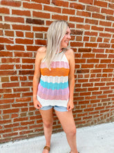 Load image into Gallery viewer, Cruel Summer Knitted Striped Tank