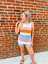 Load image into Gallery viewer, Cruel Summer Knitted Striped Tank