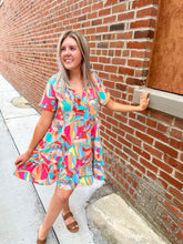 Load image into Gallery viewer, The Geo Dreams Dress