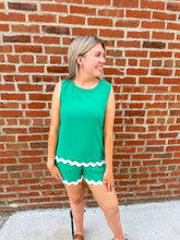 Load image into Gallery viewer, Kelly Green Rick Rack Set