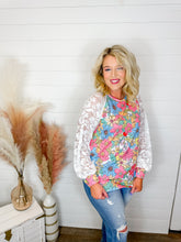 Load image into Gallery viewer, Let's Dance Floral Top