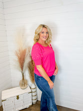 Load image into Gallery viewer, Wildest Dreams Pearl Sleeved Top