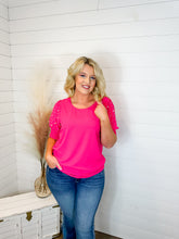 Load image into Gallery viewer, Wildest Dreams Pearl Sleeved Top