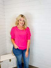 Load image into Gallery viewer, Wildest Dreams Pearl Sleeved Top