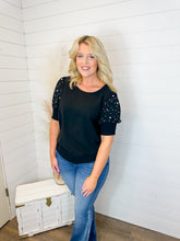Load image into Gallery viewer, Wildest Dreams Pearl Sleeved Top