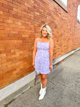 Load image into Gallery viewer, Have Faith Lavender Floral Dress