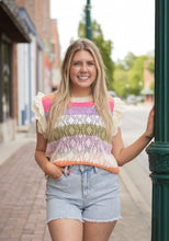 Load image into Gallery viewer, Take Me With You Ruffle Sleeve Sweater Top