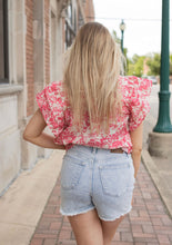 Load image into Gallery viewer, Petal Pop Ruffle Sleeve Blouse