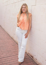 Load image into Gallery viewer, Peachy Keen Tie Top