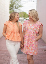 Load image into Gallery viewer, Peachy Keen Tie Top