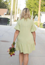 Load image into Gallery viewer, Mint to be Ruffle Dress