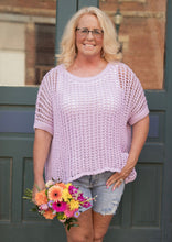 Load image into Gallery viewer, Lilac Breeze Crochet Top
