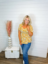 Load image into Gallery viewer, Daisy Fields Tie Back Top