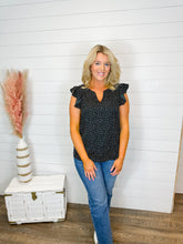 Load image into Gallery viewer, In My Heart Ruffle Sleeve Top