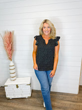 Load image into Gallery viewer, In My Heart Ruffle Sleeve Top