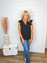 Load image into Gallery viewer, In My Heart Ruffle Sleeve Top