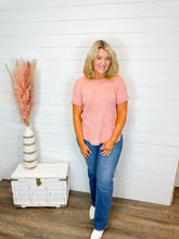 Load image into Gallery viewer, The Chantelle Rolled Up Short Sleeve Top