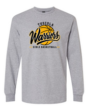 Load image into Gallery viewer, Tuscola Girls Basketball Retro Design Long Sleeve Tee