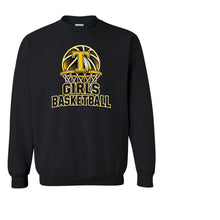 Load image into Gallery viewer, Tuscola Girls Basketball With Hoop Design Crewneck