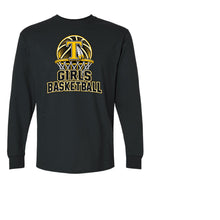 Load image into Gallery viewer, Tuscola Girls Basketball With Hoop Design Long Sleeve Shirt