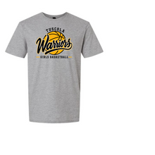 Load image into Gallery viewer, Tuscola Warriors Girls Basketball Retro Design Short Sleeve Tee