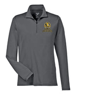 Load image into Gallery viewer, Tuscola Girls Basketball With Hoop Design Quarter Zip
