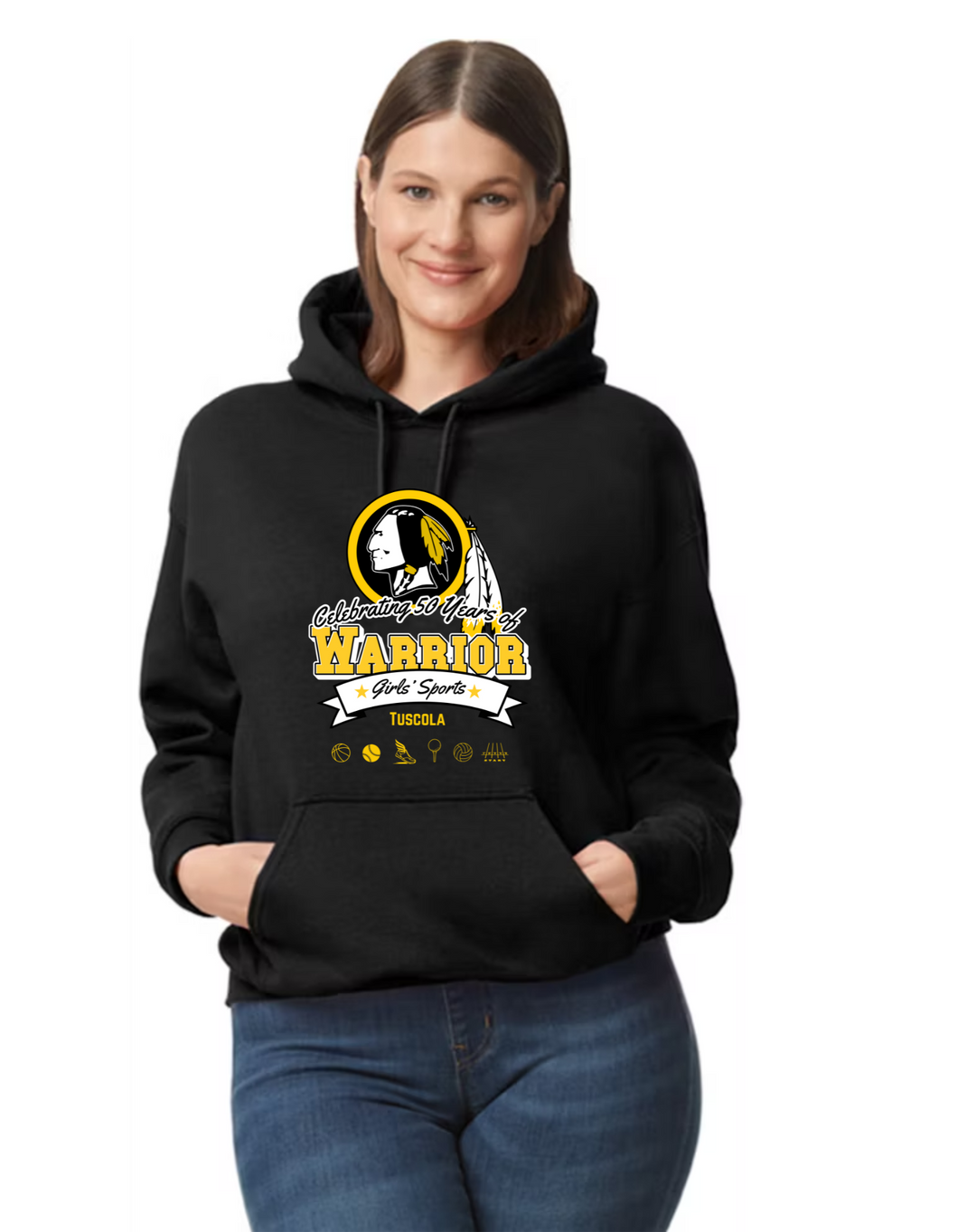 Celebrating 50 Years of Girls' Sports Hoodie