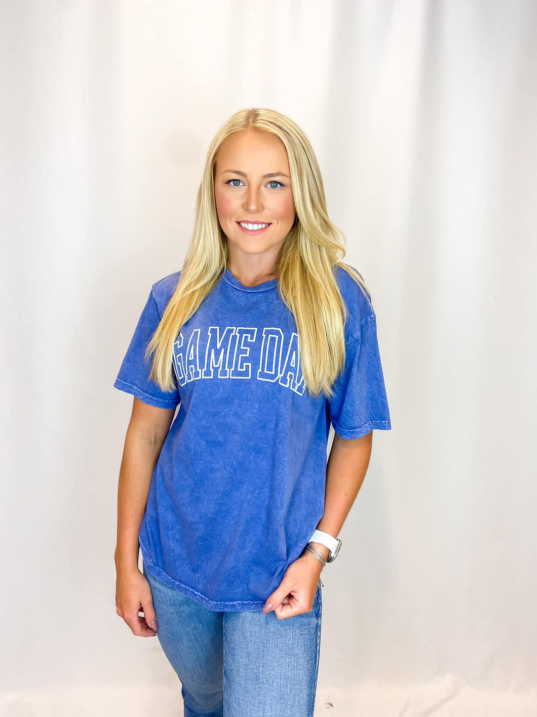 C.C. Game Day Blue Tee
