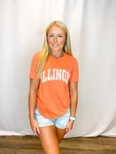 Load image into Gallery viewer, Illinois Old School Font Graphic Tee
