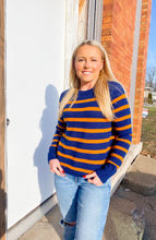 Load image into Gallery viewer, Game Day Striped Sweater
