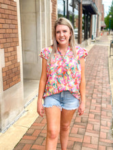 Load image into Gallery viewer, Once in a Lifetime Floral Top
