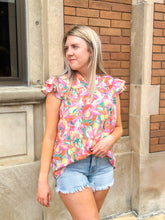 Load image into Gallery viewer, Once in a Lifetime Floral Top
