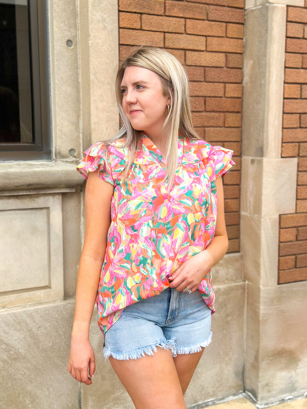 Once in a Lifetime Floral Top