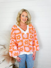 Load image into Gallery viewer, Pink &amp; Orange Blossom Sweater

