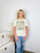Load image into Gallery viewer, C.C. Blooming Fresh Flowers Graphic Tee
