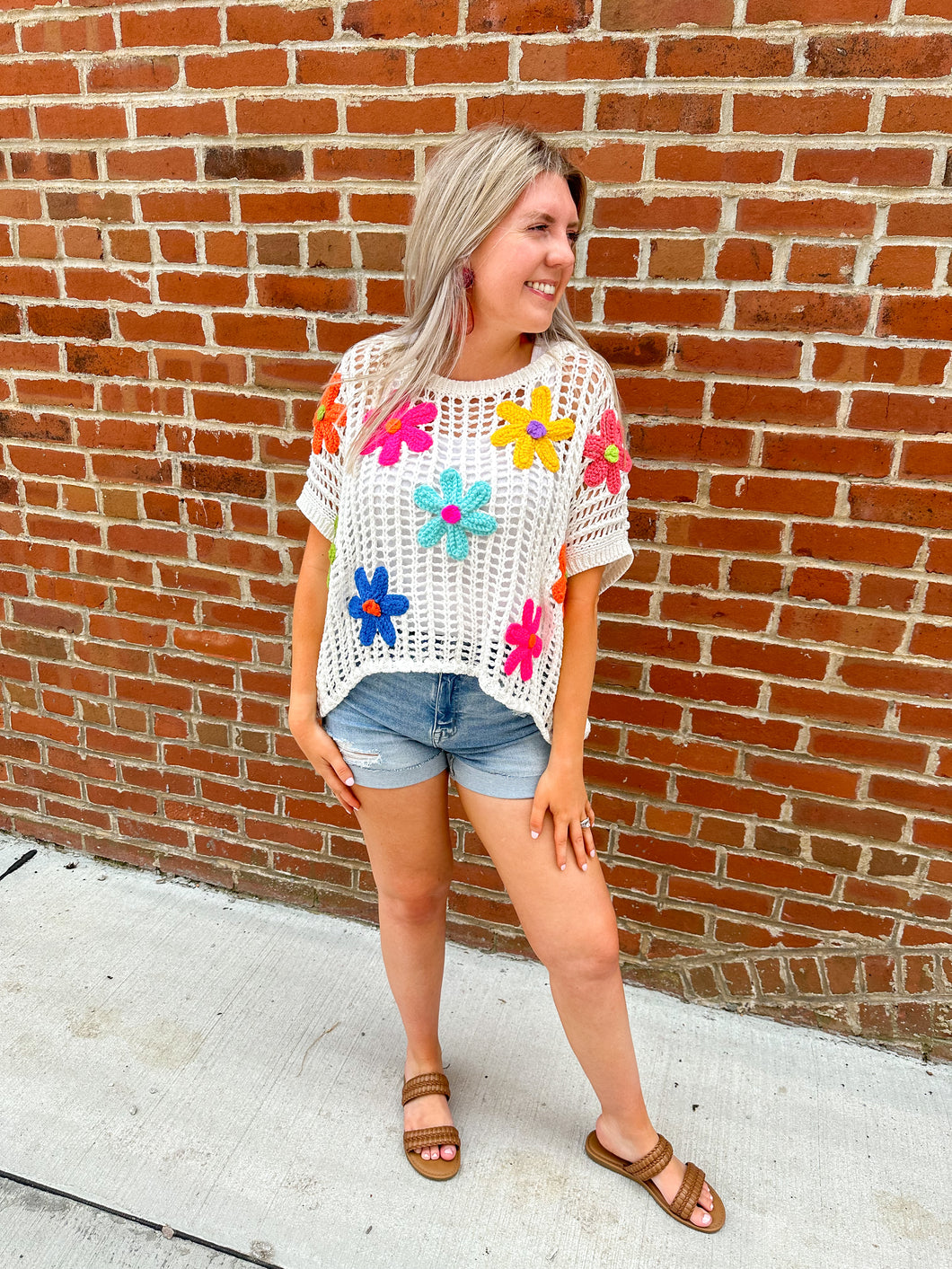 Floral Fever Sweater Top