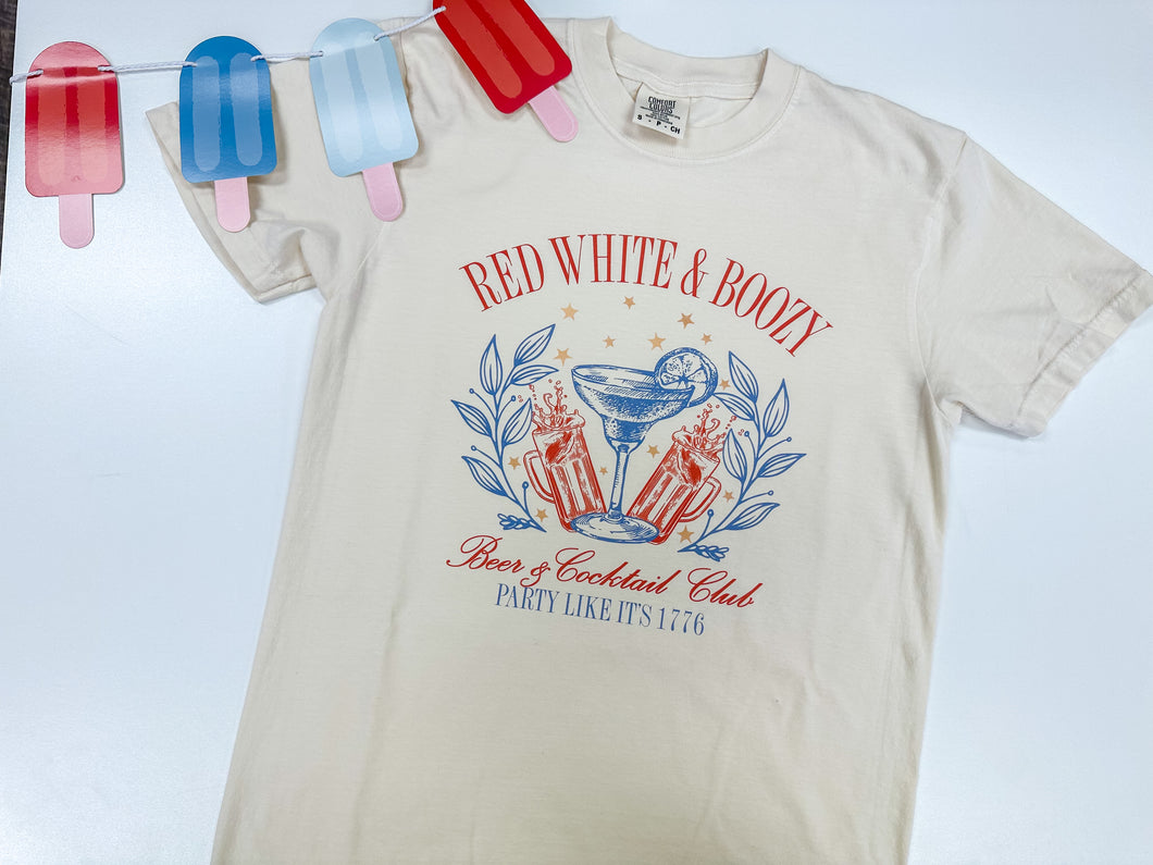 C.C. Red White & Boozy Graphic Tee