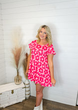 Load image into Gallery viewer, Let&#39;s Go Girls Pink Daisy Dress
