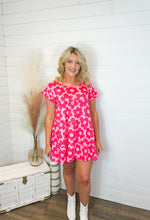 Load image into Gallery viewer, Let&#39;s Go Girls Pink Daisy Dress
