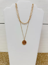 Load image into Gallery viewer, Double Layered Coin Necklace
