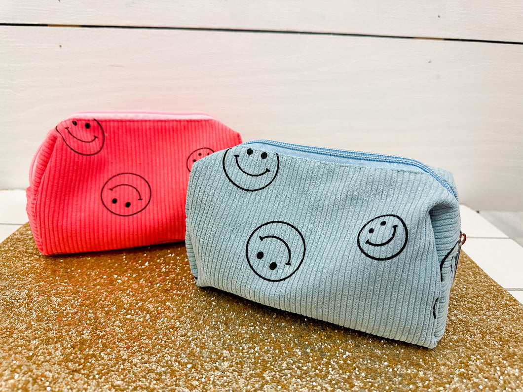 Smiley Makeup Pouch Bag