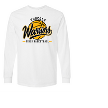 Load image into Gallery viewer, Tuscola Girls Basketball Retro Design Long Sleeve Tee
