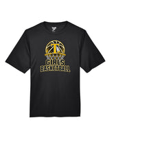 Load image into Gallery viewer, Tuscola Warriors Girls Basketball Hoop Design Dri Fit Tee
