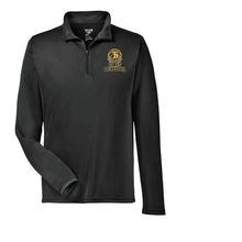Load image into Gallery viewer, Tuscola Girls Basketball With Hoop Design Quarter Zip
